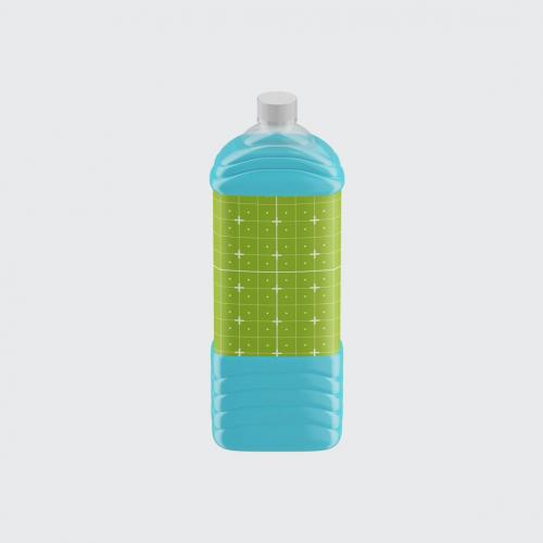 Plastic Liquid Bottle Mockup