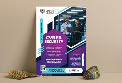 Cyber Security Flyer and Instagram