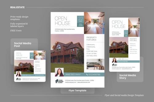 Real Estate Open House Template Design