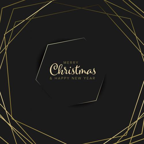 Minimalist Christmas Card Layout - 291545798