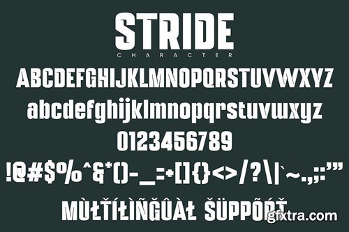 Stride - Sans Serif Font N9LWRBU