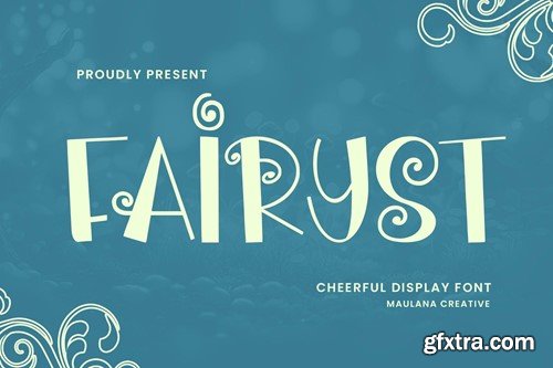 Fairyst Cheerful Display Font KM74YKS