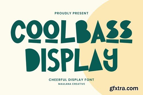 Coolbass Cheerful Display Font VXCHYUJ