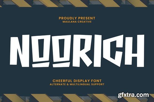 Noorich Cheerful Display Font YUV9XMY