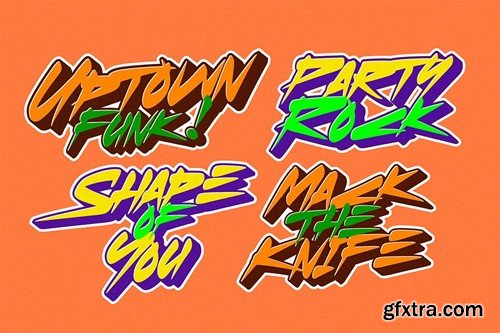 Ryzes | Cyber Graffiti Font Vol. 4 Q459VCP