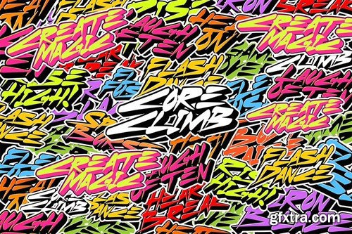 Ryzes | Cyber Graffiti Font Vol. 4 Q459VCP