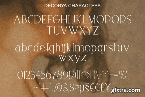 Dekorya - Modern Serif Family CY96TJC