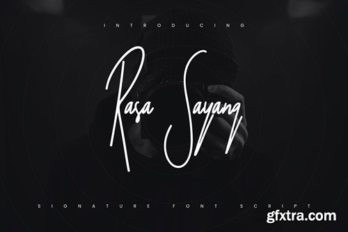 Rasa Sayang - Signature Scipt Font 9AMCDHM