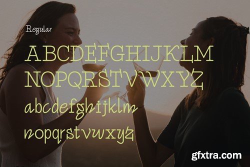 Funtique - Unique Serif Typeface X37BBD8