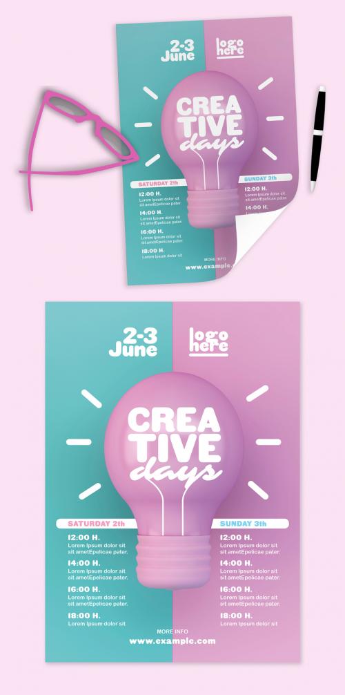 Pastel Style Poster Layout - 292953855