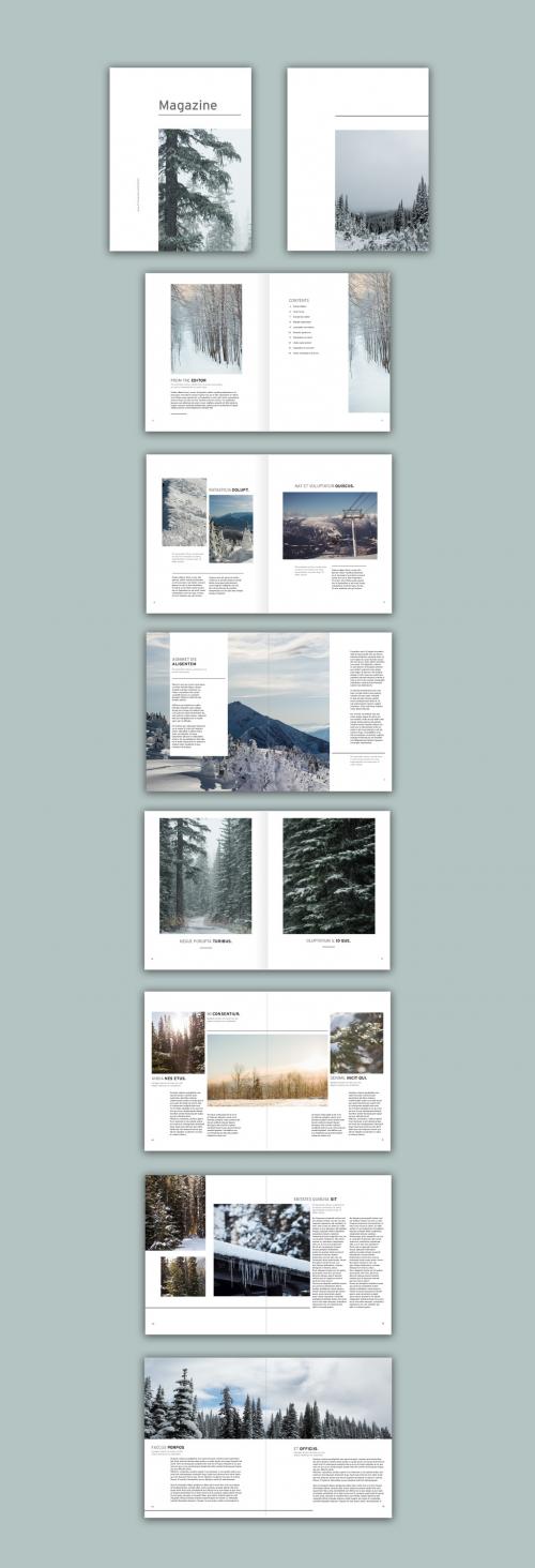 Minimal Magazine Layout - 293178541