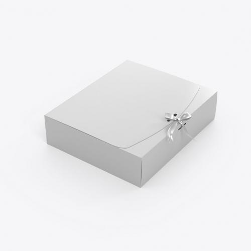 Wedding Glossy Gift Box Mockup