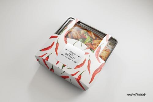 Food Container Mockup