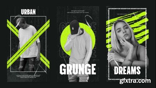 Videohive Grunge Stories 49442300