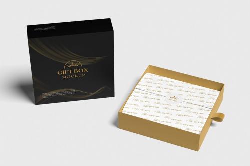 Gift Box Mockup