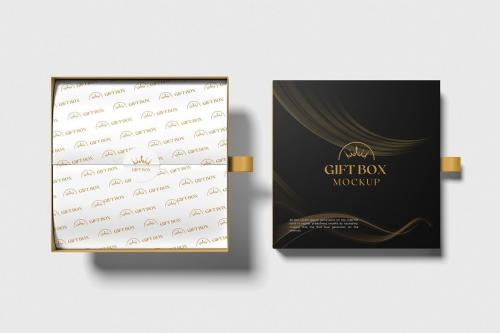 Gift Box Mockup