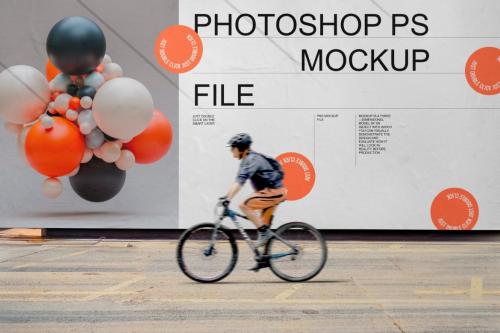 Street Billboard Mockup Set