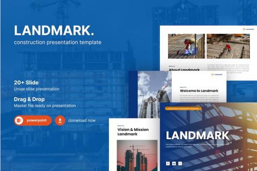 Landmark &ndash; Construction Powerpoint Template