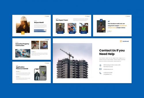 Landmark &ndash; Construction Powerpoint Template