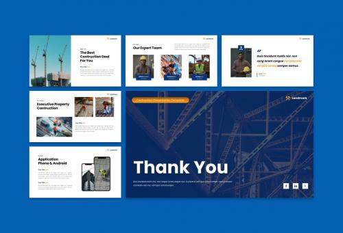 Landmark &ndash; Construction Powerpoint Template