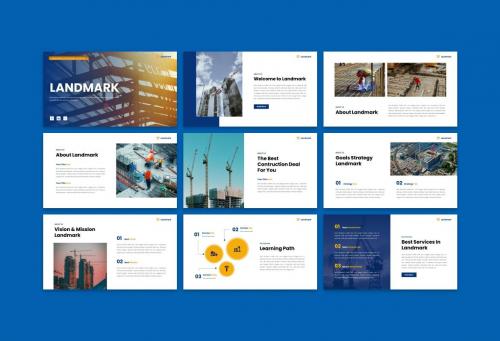 Landmark &ndash; Construction Powerpoint Template