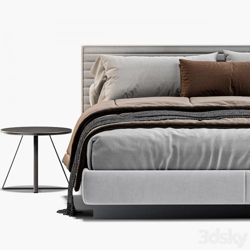 Minotti Roger Bed