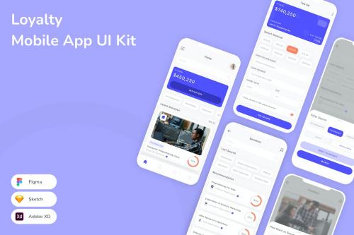 Loyalty Mobile App UI Kit