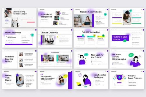 Resume Portfolio PowerPoint Template