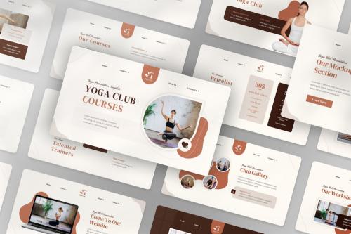 Yoga Club PowerPoint Template