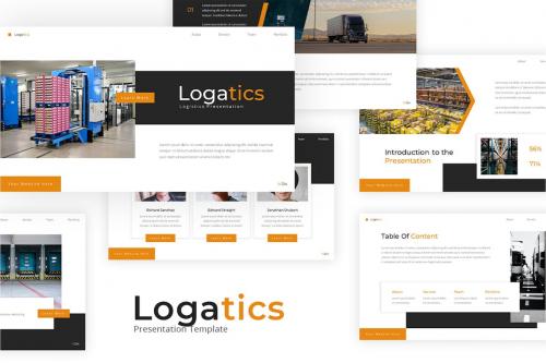 Logatics - Logistics Powerpoint Template