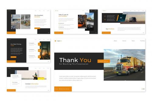 Logatics - Logistics Powerpoint Template