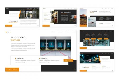 Logatics - Logistics Powerpoint Template