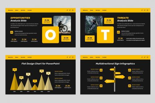 Gravity - Bike Sport Powerpoint Template