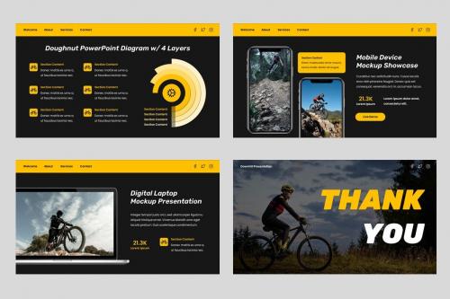 Gravity - Bike Sport Powerpoint Template