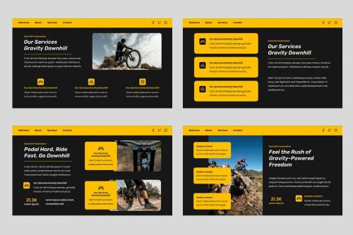 Gravity - Bike Sport Powerpoint Template