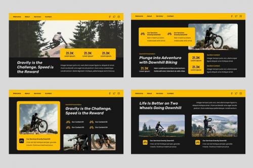 Gravity - Bike Sport Powerpoint Template