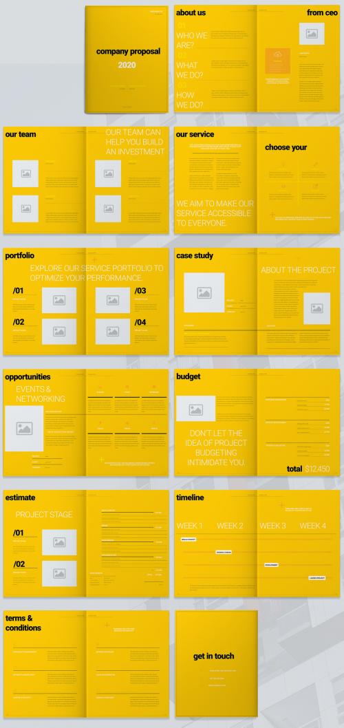 Yellow Proposal Layout - 293877800