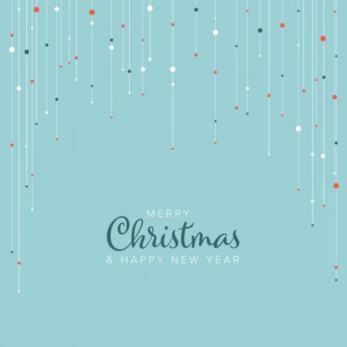 Minimalist Christmas Card Layout - 294413817