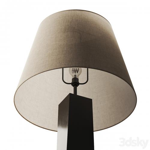 CB2 Beke Bronze Floor Lamp