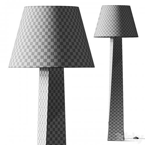 CB2 Beke Bronze Floor Lamp