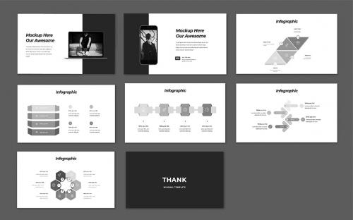 Mono Black Minimal PowerPoint Template