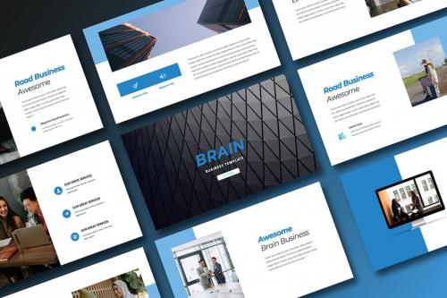 Brain Business PowerPoint Template