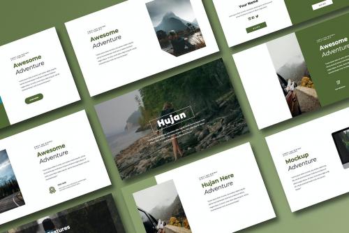 Hujan Traveling PowerPoint Template