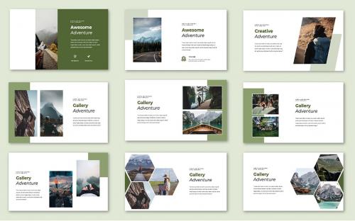 Hujan Traveling PowerPoint Template