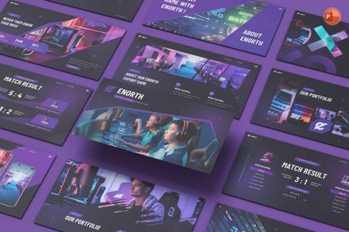 Enorth - Esports Gaming PowerPoint Template