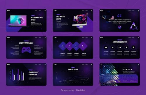 Enorth - Esports Gaming PowerPoint Template