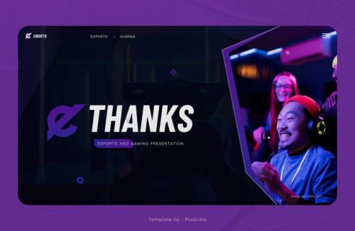 Enorth - Esports Gaming PowerPoint Template