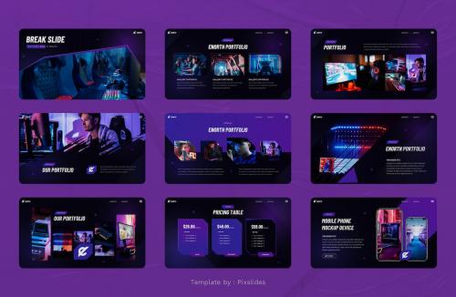 Enorth - Esports Gaming PowerPoint Template