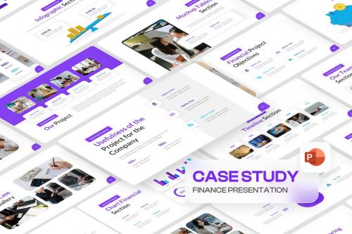 Case Study Finance PowerPoint Template