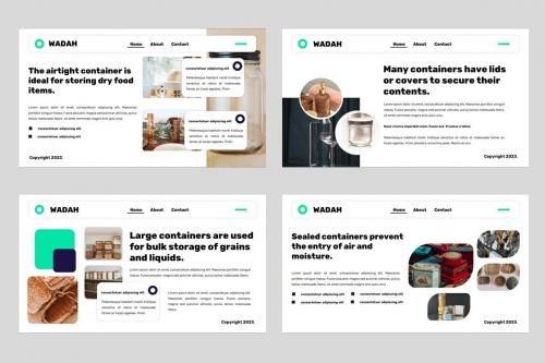 Wadah - Jar &amp; Home Decoration Powerpoint Template